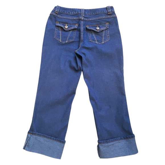 Style & Co. Dark Denim Capris - Picture 2 of 9